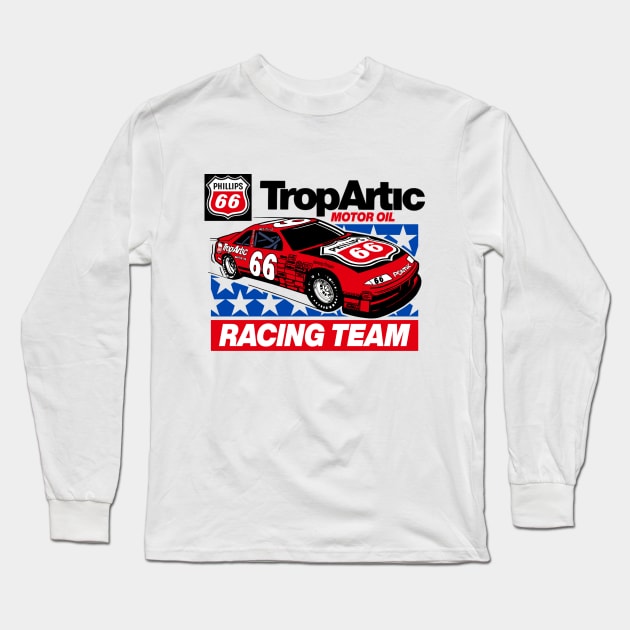 Dick Trickle Retro Nascar Design Long Sleeve T-Shirt by Reno27Racing